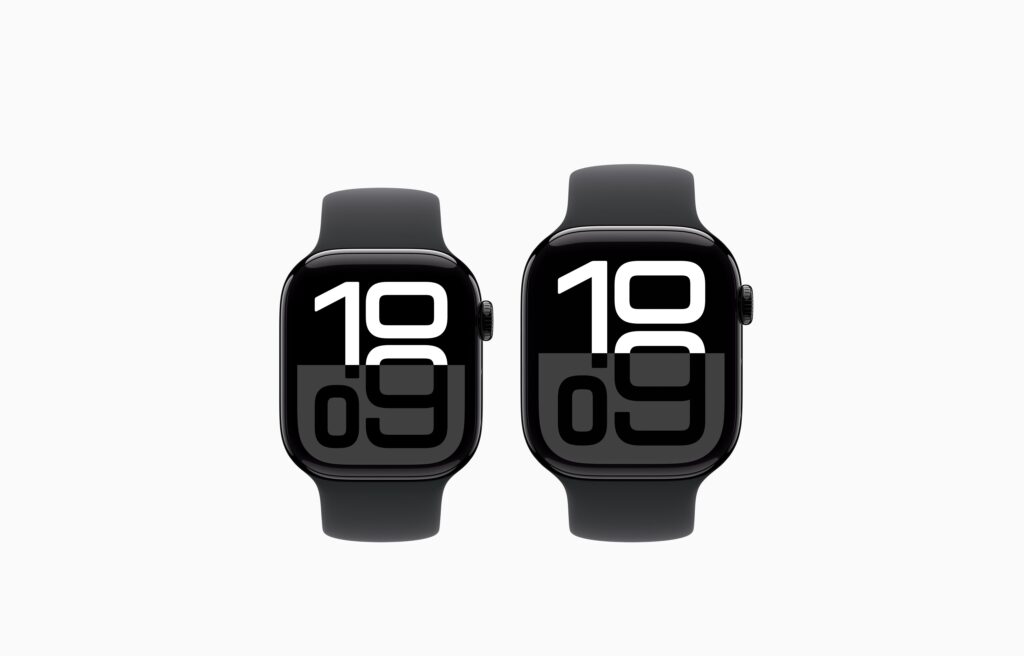 Apple Watch Series 10 (2024) 1 s10 case size select 202409 aluminum jet black
