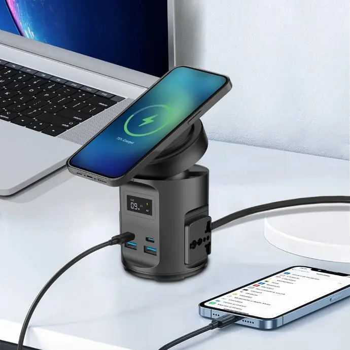 Powerology MagSafe Power Hub USB-C POWER DELIVERY AND USB-A QC 3.0 2 Powerology MagSafe Power Hub USB-C POWER DELIVERY AND USB-A QC 3.0 - Image 2