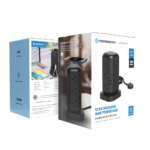 Powerology 12 AC Sockets GaN Tower Hub - Black