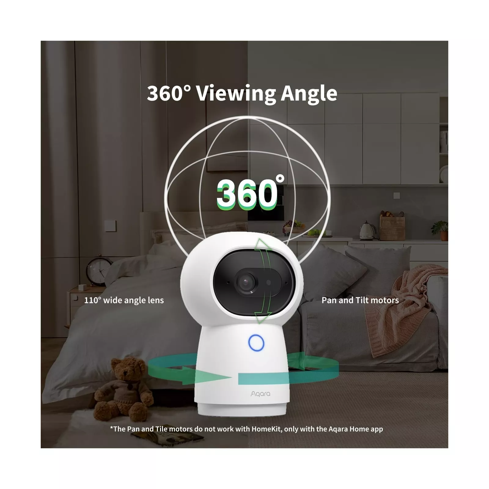 AQARA CAMERA HUB G3 5 CAMERA viewing angle